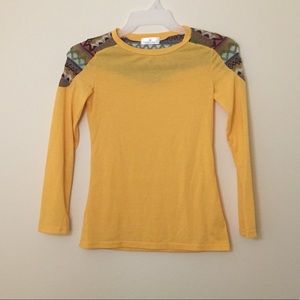 Baluoke Yellow Long Sleeve Top